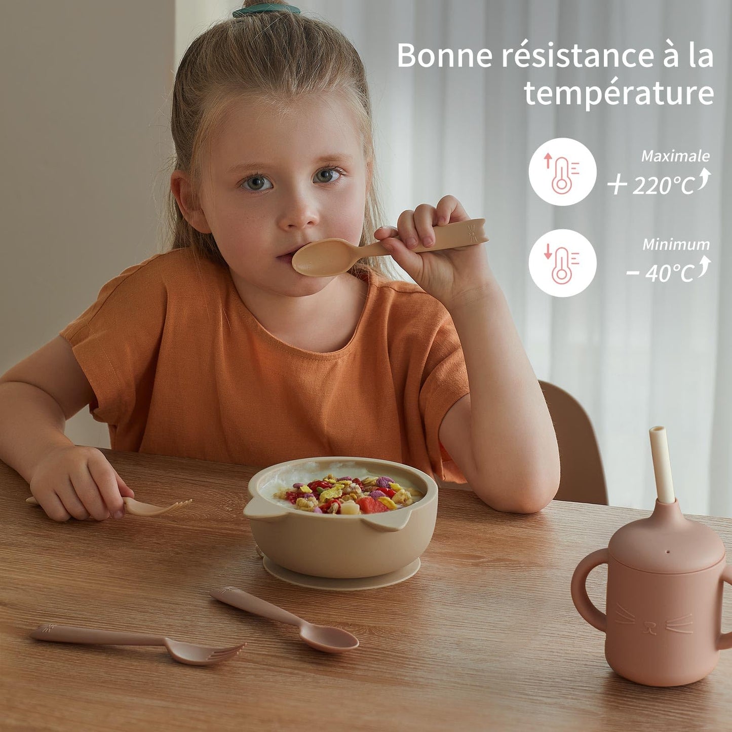 Set de Repas Bébé en Silicone